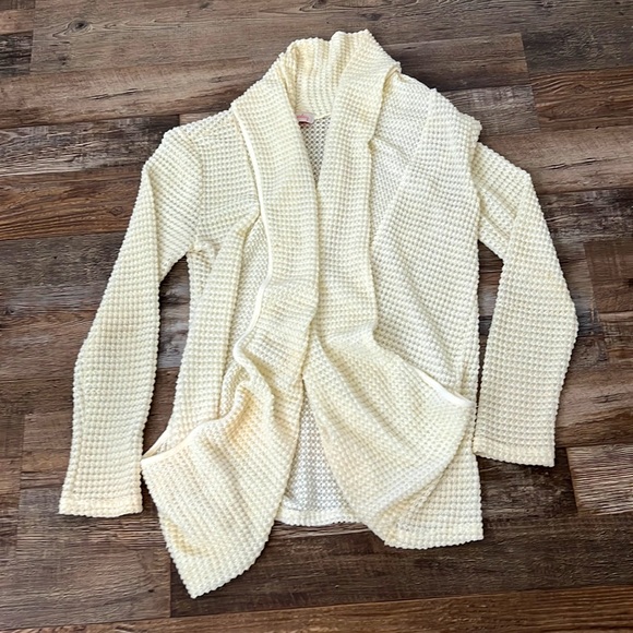 Pixley Sweaters Pixley Abriella Waffle Knit Cardigan Poshmark